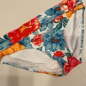 Floral Bikini Swim Bottoms